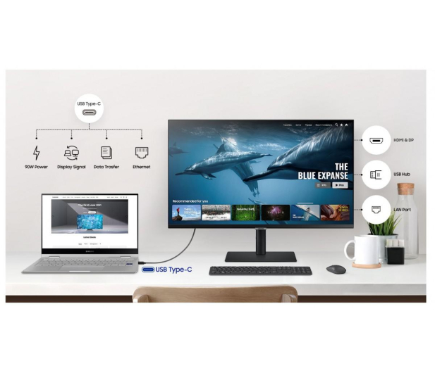 Samsung 27'' LS27A600UUUXEN Czarny - 1374535 - zdjęcie 18